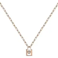 La Petite Story Collier Padlock Rg