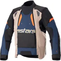 Alpinestars Halo Drystar Dark Bleu Dark Khaki Flame Ora Blouson Taille 3XL