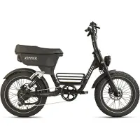 Diablo Bikes Diablo Zipper - Fatbike électrique - 20 pouces - Moteur 250W - Autonomie 100 km - 7 vitesses - Freins à disque hydrauliques - Batterie 720Wh - Cadre bas - Double suspension - Noir