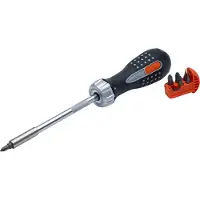 Bahco Tournevis à cliquet avec porte-embout magnétique 808050