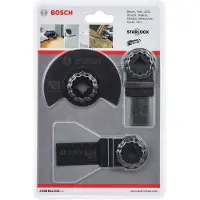 Bosch Professional Kit Menuiserie Starlock de Base 3 Pièces