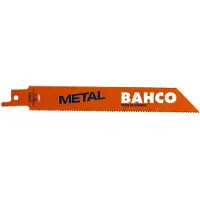 Bahco Sandflex Bi-metal Saber Blade Set For Cutting Metals 14 Dpp 228 Mm 5 Units Orange