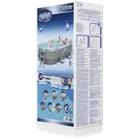 Bestway Ensemble de piscine Power Steel 427x250x100 cm