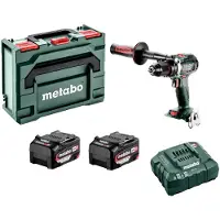 Metabo Perceuse visseuse 18 V BS 18 LTX BL I - 2 x 5,2 Ah Li-Power, ASC 55, coffret Metabox
