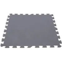 Intex 29084 Krystal Clear Pool Tiles 8 Pieces Grey