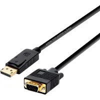 Aisens - câble convertisseur displayport vers vga, dp/m-vga/m, noir, 2.0m