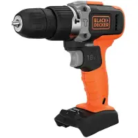 Black & Decker Blac Perceuse à percussion sans fil 18V, sans batterie BCD003N (Perceuse-visseuse à percussion)