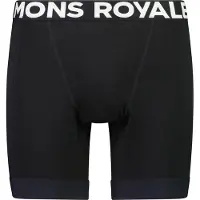 Mons Royale - Sous-vêtement de VTT rembourré en mérinos - M Epic Merino Bike Liner Black pour Homme en Laine - Taille XL - Noir