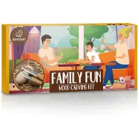 BeaverCraft Tools DIY09 Family Fun Wood Carving Kit, set de sculpture sur bois