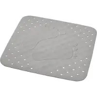 RIDDER Tapis de douche antidérapant Plattfuß 54 x 54 cm Gris 67287