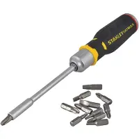 Stanley Tournevis porte-embouts a cliquet big s avec 12 embouts
