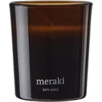 Meraki Bougies Parfumées - 2 Pack - 2x60g - Dark Wood - - UneTaille - Bougies Parfumées