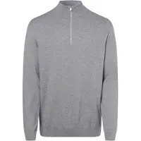 Selected Pull-over 'Berg' gris chiné