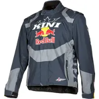 Kini Red Bull Red Bull 1.0 EXC, veste en textile ,Bleu Foncé/Gris ,S