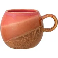Bloomingville Lot de 4 mugs Paula orange