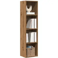 vidaXL Bibliothèque/Meuble TV chêne artisanal 36x30x143 cm