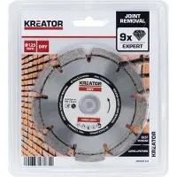Kreator Meule à joints diamantée ø 125 x 22,2 x 6 mm Ponçage à sec Maçonnerie