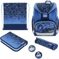 Herlitz 300001065 Schulranzen UltraLight Plus "Blue Shark" (cartable)