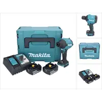 Makita DAS180RTJ Souffleur à poussière sans fil 18V Brushless + 2x Batteries 5,0Ah + Chargeur + Coffret Makpac
