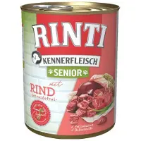 Rinti Kennerfleish Senior Beef - avec du bœuf pour les chiens âgés - 800 g