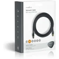 Nedis Câble réseau CAT6 | RJ45 mâle | RJ45 mâle | F/UTP | 20.0 m | Rond | LSZH / PVC | Anthracite | Boîte avec fenêtre