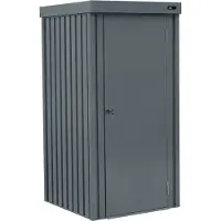 Axi Hector Premium Armoire de jardin en acier galvanisé - 1300 litres| Armoire à outils / cabane à outils en métal pour le jardin avec toit incliné & serrure