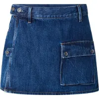 G-Star Jupe short Micro Denim - Bleu foncé - Femmes