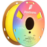 Polymaker PLA translucide, fil de 1,75 mm, couleur jaune, poids : 1 kg