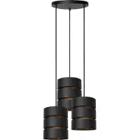 Lucide Suspension ROSAS noire 3xE27x40W en métal, dimensions : 165x43x43 cm, IP20,