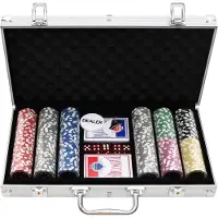 vidaXL Jeu de jetons de poker 300 pcs 11,5 g