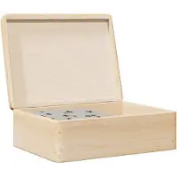 vidaXL Boîte en bois avec couvercle 40x30x13 cm bois de pin massif