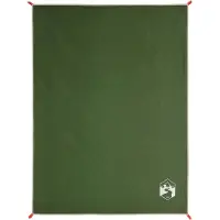 vidaXL Couverture de pique-nique avec piquets vert 205x155 cm