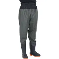 vidaXL Cuissardes avec bottes vert foncé taille 45