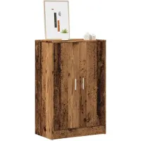 vidaXL Armoire à chaussures vieux bois 60x35x92 cm bois d'ingénierie