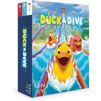 MNKY Entertainment Jeu de cartes « Duck & Dive » de pour enfants et adultes