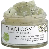 Teaology Cleansing Green Tea Detox Face Scrub gommage au sucre nourrissant pour un nettoyage doux au thé vert 50 ml