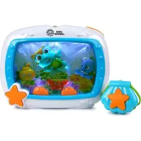 Baby einstein Veilleuse BABY EINSTEIN - Rêves marins - Réglage 25 min : lumière, son, musique ou bruits de l'océan. Pince pour lit. Télécommande.