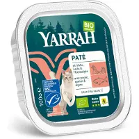 Yarrah 6x100g saumon, algues Bio - Pâtée pour chat