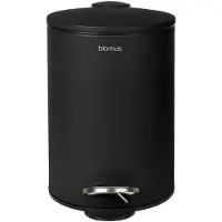 Blomus Bac à pédales -TUBO- 3l noir mat