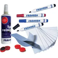 Franken Kit de démarrage Junior Z1941-X, avec spray de 125 ml, effaceur de tableau, aimants &amp; feutre pour tableau noir