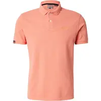 Superdry pour homme. M1110439A Polo vintage Destroy corail (XL), Casuel, Coton, Manche courte