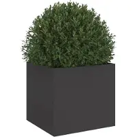 vidaXL Jardinière noir 32x30x29 cm acier