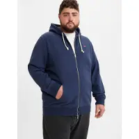 Levi's Veste de survêtement 'New Original Zip-Up Hoodie (Big & Tall)' bleu foncé