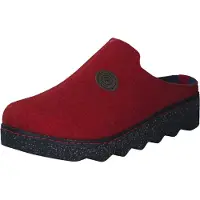 Rohde Chaussures pour femmes Foggia, sandales confortables, pantoufles, couleur rouge, pour la maison et les loisirs