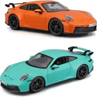 Bburago Porsche 911 GT3 (1 pièce - vert ou orange)