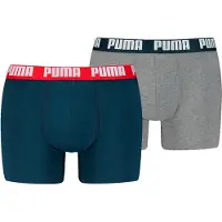 Puma Boxers gris / rouge sang / noir / blanc