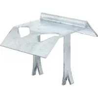 GAH Alberts Butée d'arrêt à enfoncer ou à couler dans le béton- galvanisée à chaud - 125 x 47 mm