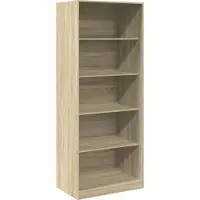 vidaXL Armoire Chêne Sonoma 80x50x200 cm Bois composite