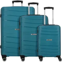 Cocoono Ensemble de bagages 'Leon' pétrole