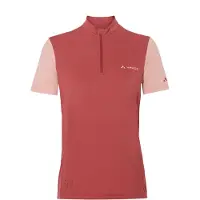 Vaude Bike Matera Half Zip Short Sleeve Jersey Rose 40 Femme
